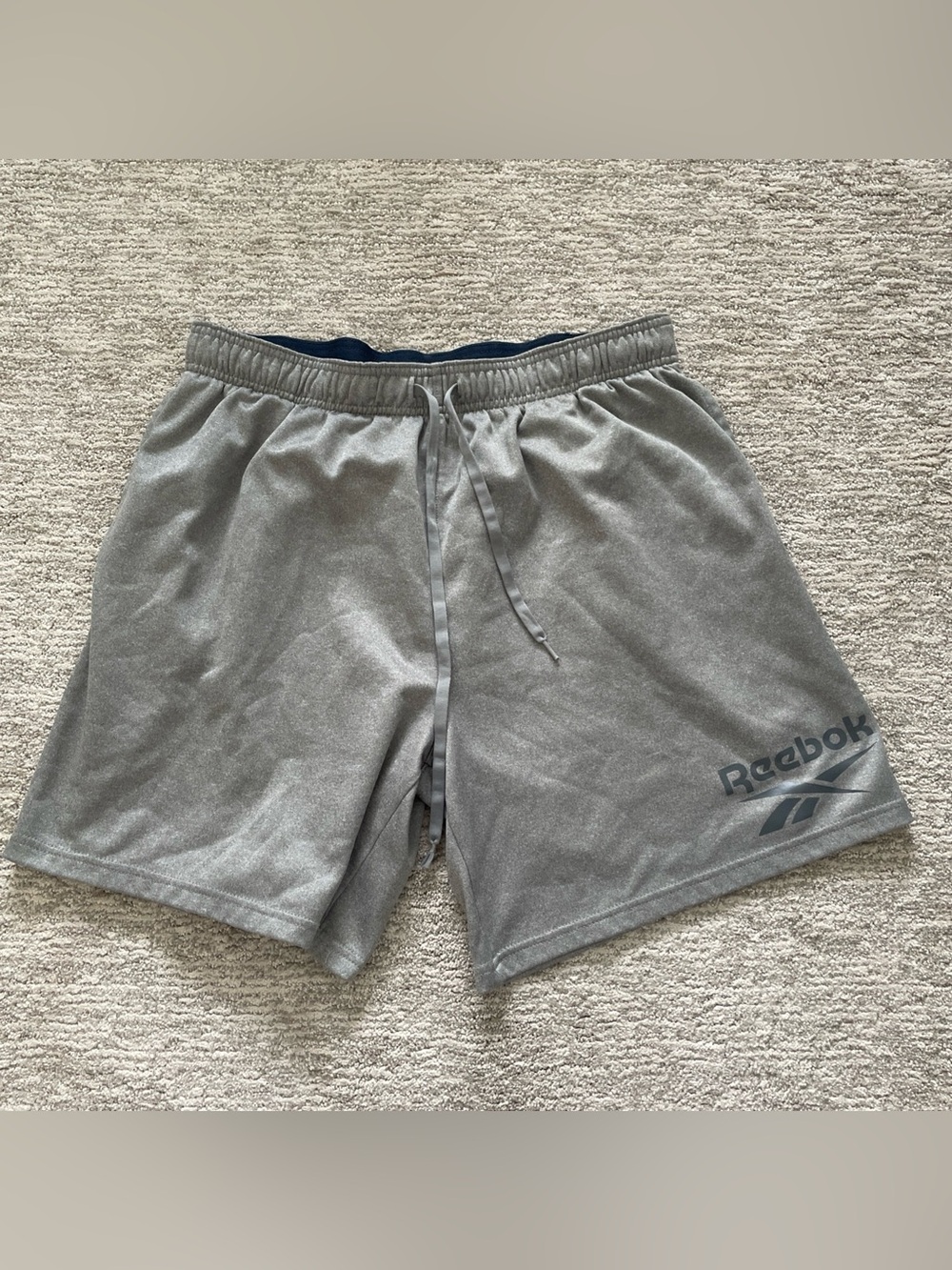 Reebok Speedwick Athletic Training Shorts Men’s XL Gray Athleisure Soft Knit